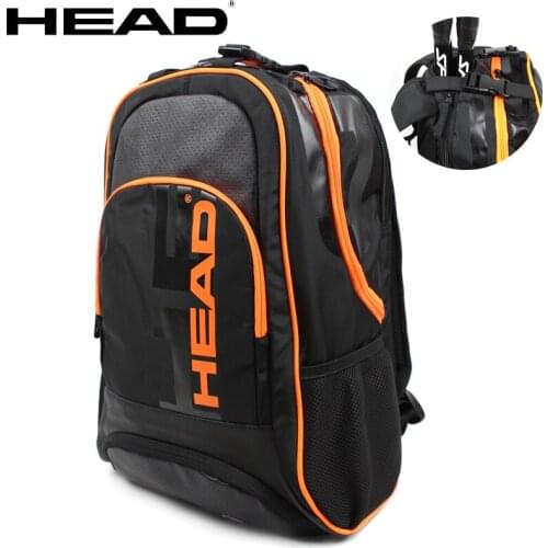 New Djokovic Series Tennis Badminton Backpack Men Women Training Competition Bag Waterproof Shoe Warehouse Backpack 2 Packs -40