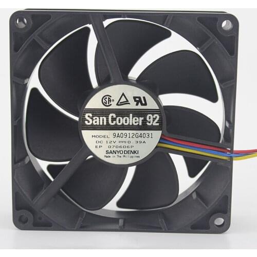 Original 9025 cooling fan 9A0912G4031 12V 0.39A