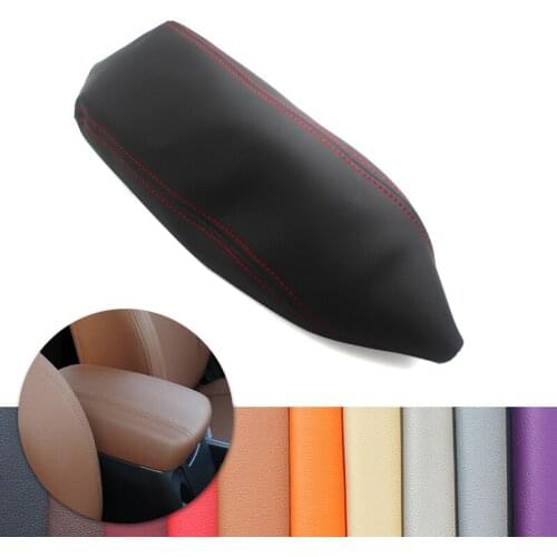 For Kia Sportage 2011 2012 2013 2014 2015 2016 Car Interior Center Console Armrest Box Microfiber Leather Cover Decor