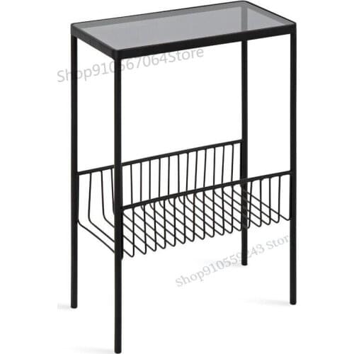 Customized Living Room Side Table Sofa Side Table Storage Small Square Table Simple Modern Ins Bedside Table Small Apartment Cre