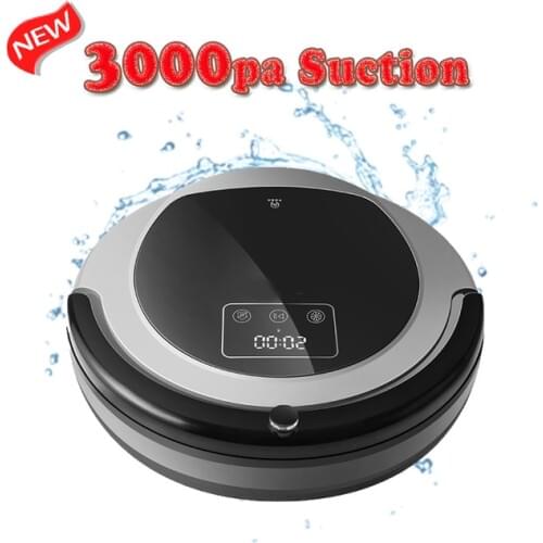 Robot Vacuum Cleaner B6009,Map Navigation,Smart Memory,Low Repetition,Virtual Blocker,UV Lamp,Water Tank