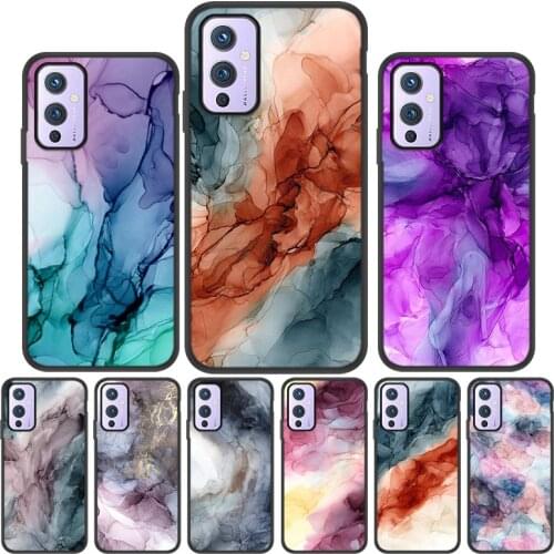 Luxury Marble Case For Oneplus 9 Pro 8T Case For Oneplus 8 Pro Nord N100 N10 5G Phone Case One plus 7 7T 6T 6 Soft Silicon Cover