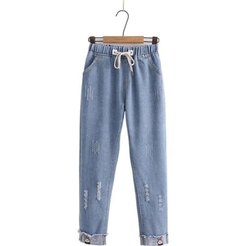 Женские рваные джинсы YUPINCIAGA China At AliExpress