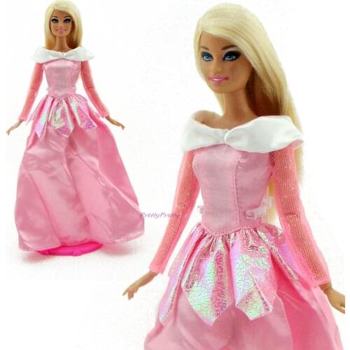 1 PCS Fashion Doll Dress Princess Wedding Party Gown Fairy Tale Outfit Clothes For Barbie Doll DIY Accessories Kids Baby Toys