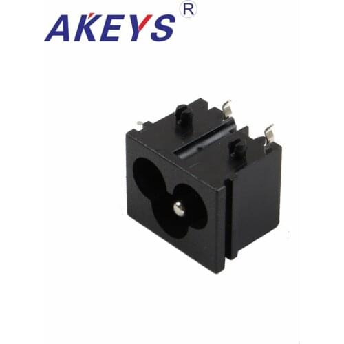 10 PCS AC-031C 4PINS Plum seat AC power socket switch with hole