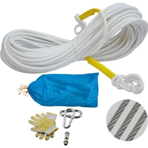 20M 1189KG Aerial work insurance Anti-fire Outdoor safety belt mountaineering rock climbing cable harness lifting sling