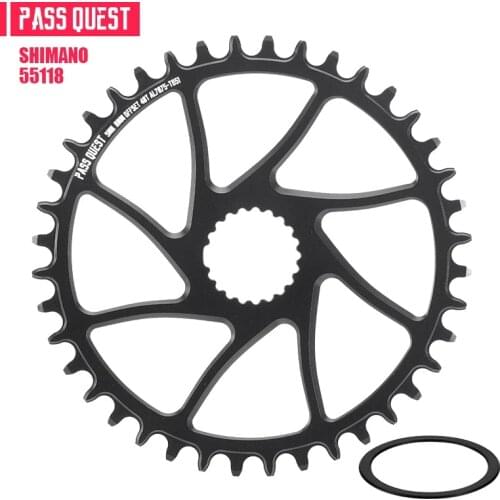 2021New PASS QUEST 0MM Offset Direct mount Chainring 30T-42T MTB Narrow Wide Bicycle Chainwheel Deore Xt M7100 M8100 M9100 M9120