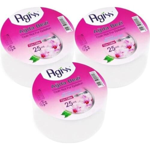 3 pcs Agiss Waxing Cloth 25 Meters 2200003192964