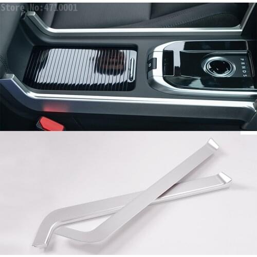 Aluminum Alloy Central Console Gear Shift Panel Sidebar Trim Sequins Car Accessories for Land Rover Discovery Sport 2015-2017