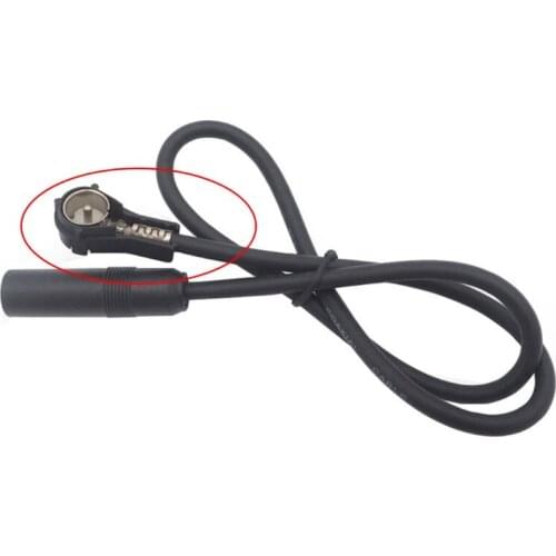 Auto Car Style Automotive Connector Car Radio Stereo ISO Male Crimp Aerial Connector Converts Bare Wires Adapter Antenna