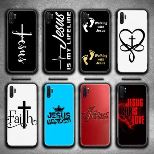 Faith Christian Religious Jesus Phone Case For Samsung Galaxy Note20 ultra 7 8 9 10 Plus lite M51 M21 J8 Plus 2018 Prime