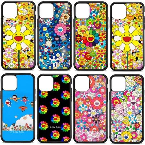 Colorful Sun Flower Phone Cases For IPhone 12 Mini 11 Pro XS Max X XR 6 7 8 Plus SE20 High Quality TPU Silicon Cover