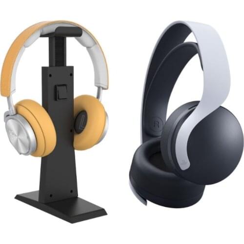 Headset holder adjustable height ABS material solid base Storage Rack suitable for PS5 all headphones