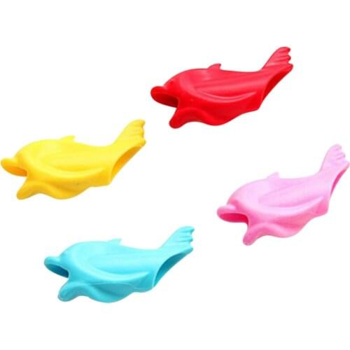 10 Pcs Children Pencil Holder Correction Hold Pen Writing Grip Posture Tool Fish