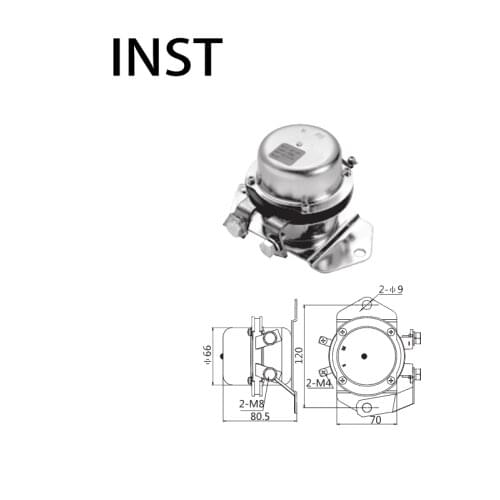 ELECTROMAGNETIC SWTICH SOLENOID FOR 24V 100A 08088-10000 BS2-042-2 24V BS2