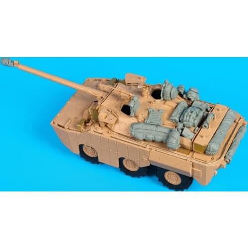 French AMX-10 RCR tank destroyer resin modification 1：35