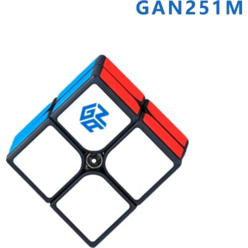 GAN251M Magic cube puzzle 51mm GANCUBE magnetic magnet GAN 251 M 2x2x2 2x2 stickerless GAN251 M Professional speed puzzle cube
