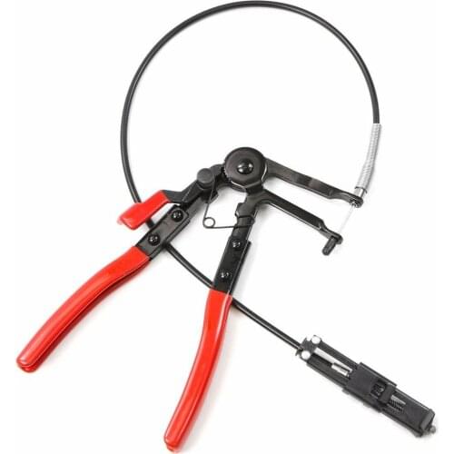 2FT Flexible Wire Hose Metal Clamp Pliers Long Reach Bendable for Fuel Oil Water Hose Automotive Tool Car Repair Hand Tools