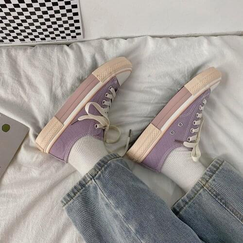 Summer Canvas Shoes Womens 2021 New Korean Style Cloth Shoes All-match Japanese Casual Comfortable Shoes womens sneakers