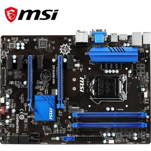 For MSI Z97 GUARD-PRO Motherboard LGA 1150 DDR3 For Intel Z97 Z97M Desktop Mainboard SATA III USB3.0 PCI-E X16 3.0 Used