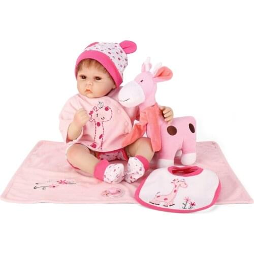 NPK Reborn Doll Lifelike Baby dolls Newborn Baby 55cm / 22" Bebes Reborn Silicone Vinyl Soft Real Touch Menino Toys for Kids