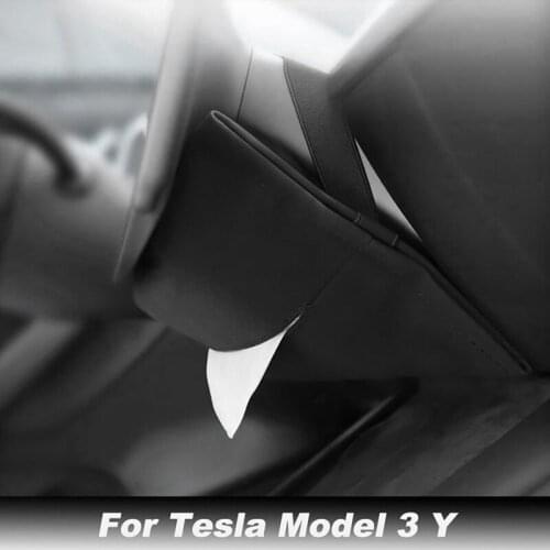Car Interior Hanging- Tissues Box for Tesla Model 3 Y Car Refitting Accessories