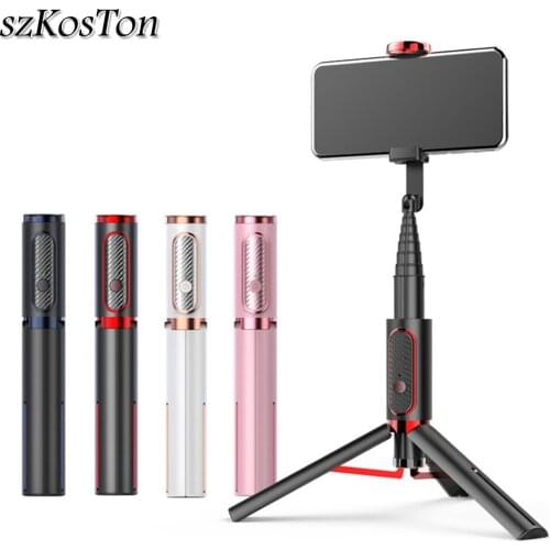 Portable Wireless Bluetooth Selfie Stick With Remote Control Extendable Selfie Sticks Monopod Tripod For iPhone Xiaomi Huawei