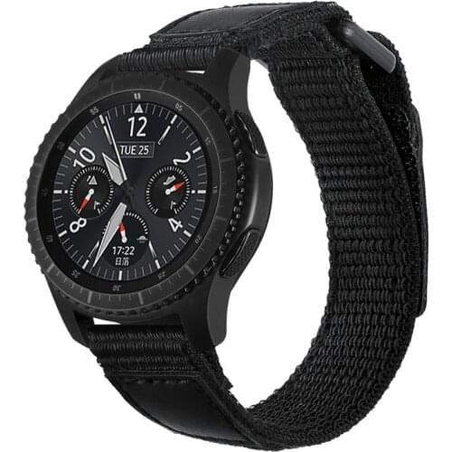 22mm Nylon Watchbands For Samsung Galaxy Watch 3 45mm Gear S3 Band For Huawei Watch GT 2 46mm Pro Strap Galaxy 46mm Bracelet