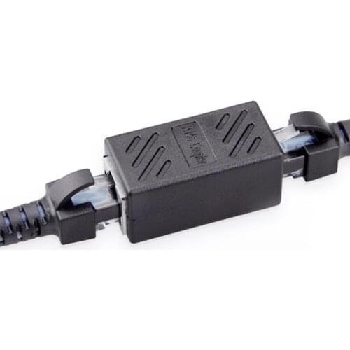 RJ45 Inline Coupler Extender Female to Female Network LAN Connector Coupler Extender RJ45 Ethernet Cable Extension Converter