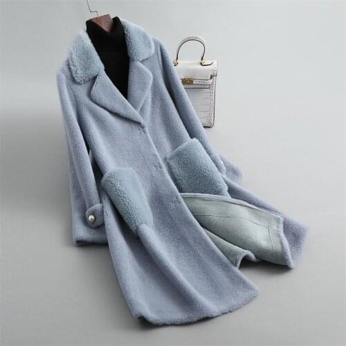 Winter Coats for Women Trench Warm Camel Color Big Pockets Wide-waisted Long Sleeves Cashmere Overcoat Office Lady Wool Jackets