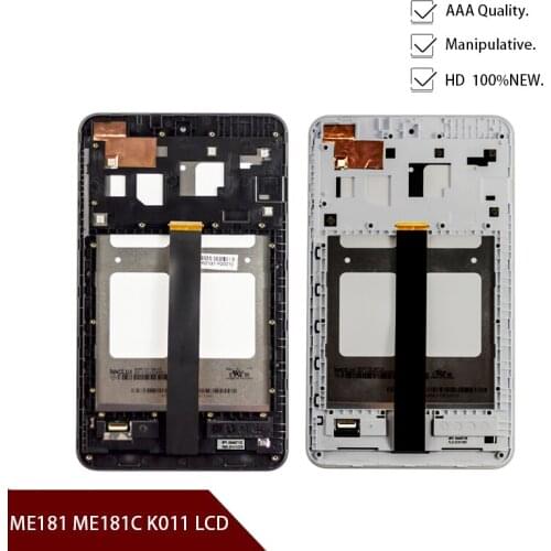 100% New Original for Asus Memo Pad 8 ME181 ME181C K011 LCD Display Digitizer Touch Screen Assembly with Frame and Free Tools