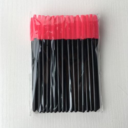 1000 pcs Disposable Silicone Mascara Wands Eyelashes Applicator Makeup Brush for Eyelash Extension accessories tools