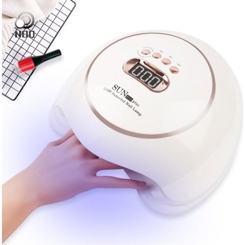 118w Nail Dryer UV LED Nails Dryers Nail Lamp Drying Lamp For Curing UV Gel Nail Polish With Motion Sensing LCD Digital Display