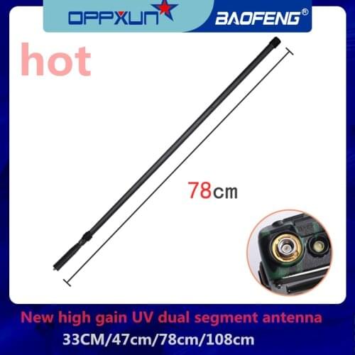 2021 Flexible Radio Tactical Antenna Foldable SMA- Female VHF UHF 144/440Mhz Baofeng UV-82 UV5R BF-888S