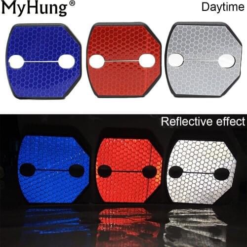 4pcs Car Door Lock Protective Cover Anti-corrosive Lock Cover For Ford Focus 2 2005 To 2013 Fiesta Kuga Escape Car Accessories