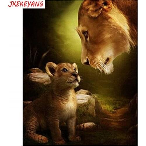 5D DIY square/round Diamond Painting Lion king Cross Stitch Diamond Embroidery Pattern Rhinestone J2319