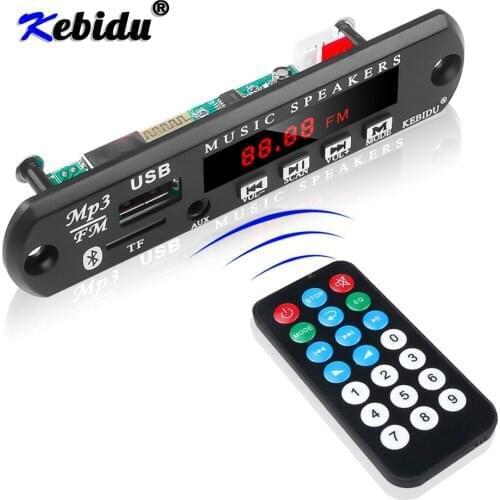 Car Bluetooth Mp3 Decoder Board 5V 12V MP3 WMA Audio Module USB TF AUX FM Radio Music Enjoy Car Kit Car MP3 Music Player