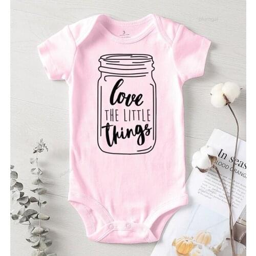 Bottle Printing Love The Little Thing Winter Jumpsuit Kids Rompers for Babies Baby Girls Costume Long Sleeve Newborn Boy Clothes