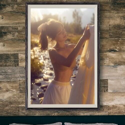 E079 Laura Dennis And Actress Sexy Model Movie Star Wall Silk Cloth Poster Art Home Decoration Gift