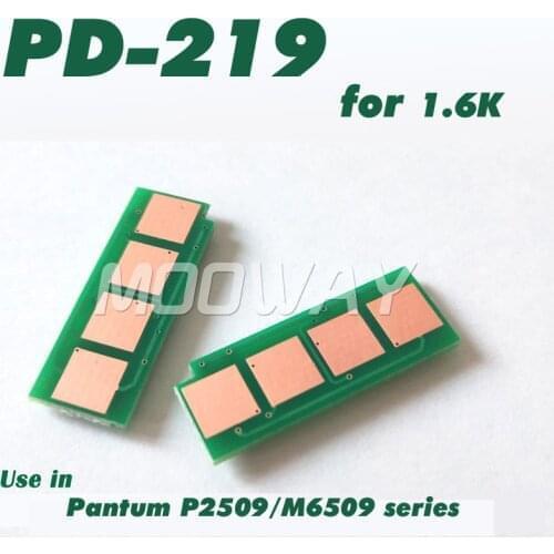 Free shipping toner chip for Pantum P2509 P2509W M6509 M6509NW M6559N M6559NW M6609N M6609NW M6559 PD-219 1.6K