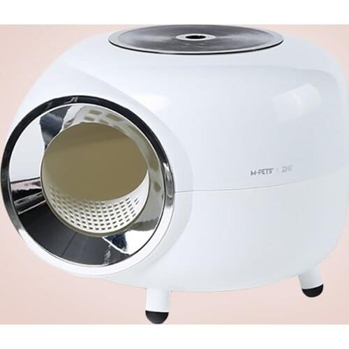 Cat Litter Box Fully Enclosed Music Recorder Shape Toilet Flip Type Odor Splash Proof Litter Cat Sandbox Kitty Litter Box Tray