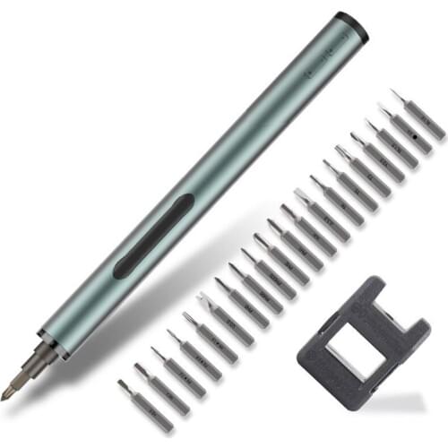 Mini Cordless Electric Screwdriver Kit With LED Light For MacBook Phone Xbox RC Toys Camera Repair Tools Set with 20Pcs Bits