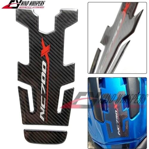 Motorcycle Carbon Fiber Oil Fuel Gas Tank Pad Tankpad Decal Protector Sticker For Honda NC750X NC 750X NC700 X NC700X NC750 X