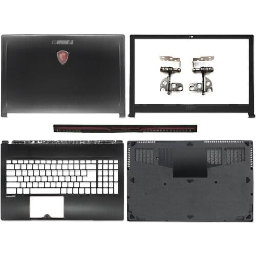 New Laptop Back Cover/Front Bezel/Palmrest/Bottom Case/Hinges/Hinge Cover For MSI GS63 GS63VR MS-16K1 MS-16K2 16K4 16K5 Series