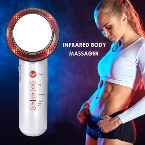 Health Instrument Practical Electric Body Massager Galvanic Infrared Ultrasonic Wave Therapy Portable Skin Rejuvenation