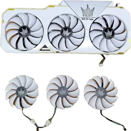 FD9015U12S Cooling Fan RTX2080TI GPU FAN For GALAXY RTX2080Ti 11G HOF Graphics Card Cooler Fans 88mm DC 12V 4PIN Graphics card