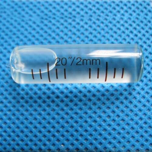 QASE DIA11*38mm 20"/2mm High precision Level Bubble Blister Submit Levels Special glass vial level