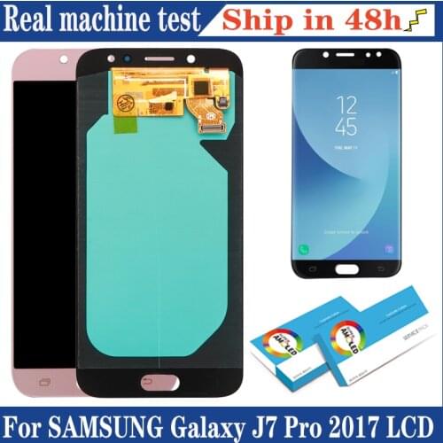 100% Original 5.5'' Super AMOLED Display for Samsung Galaxy J730 J730F J7 Pro 2017 Full LCD Touch Screen Digitizer Repair Parts