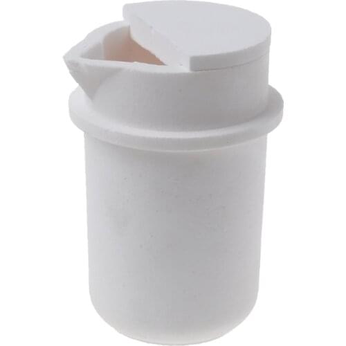 1000g Quartz Melting Crucible Cup Furnace Melting Casting Refining Gold Silver Copper Casting Ceramic Crucible Dish Cups