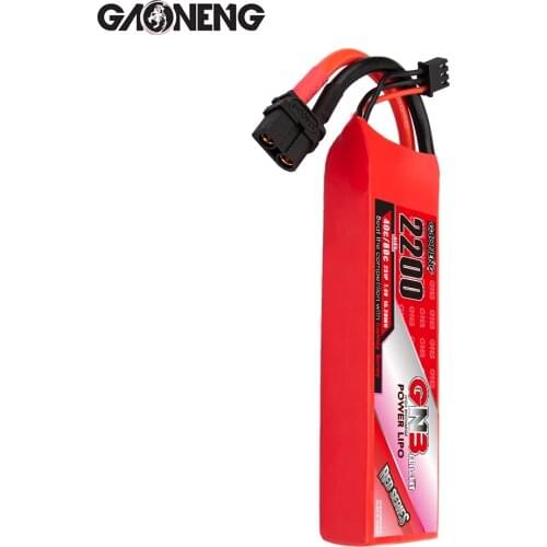 Gaoneng GNB 2200mAh 2S/3S/4S/6S 40C/80C Lipo Battery With XT60 Plug For RC Helicopter Quadcopter FPV Racing Drone Parts